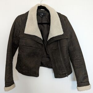 Forever 21 Small pleather bomber jacket